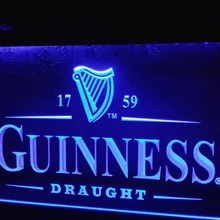 LE002-Guinness винтажные логотипы пивной бар светодиодный неоновый свет знак