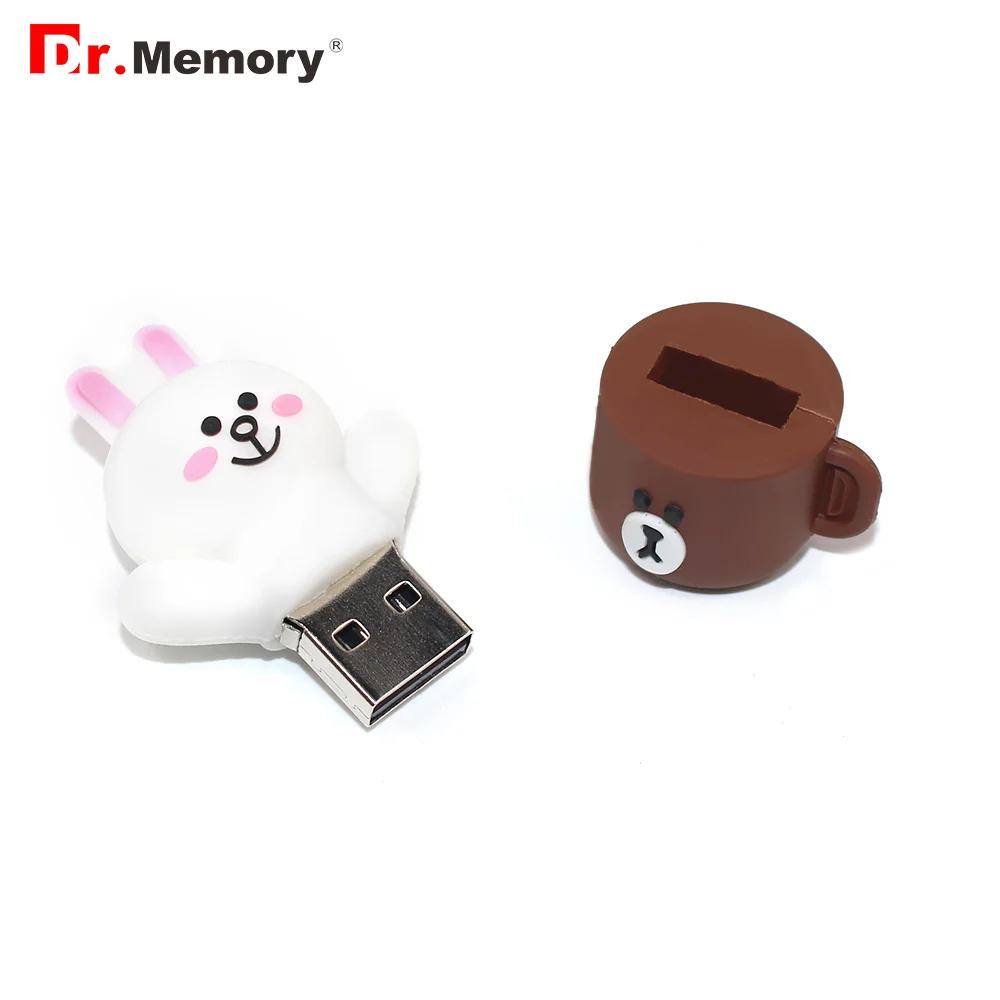 Cartoon Bear Rabbit Bunny USB 2.0 Flash Drive 64GB Best Friend Cute Pendrive 32GB 4GB 8GB 16GB Memory USB Stick Animal Flashdisk Cartoon Bear Rabbit Bunny USB 2.0 Flash Drive 64GB Best Friend Cute Pendrive 32GB 4GB 8GB 16GB Memory USB Stick Animal Flashdisk