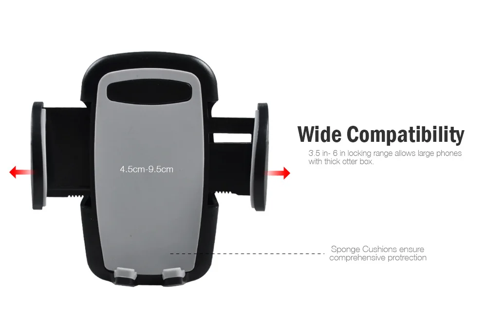 DuDa Автомобильный держатель для мобильного телефона, подставка, поддержка мобильного телефона для iPhone 8X7 6 samsung Galaxy S9 S8 для xiaomi redmi note 5 mi 8