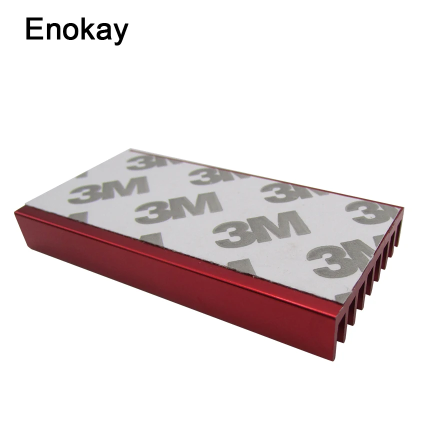 

Wholesale 2 Pieces 60x30x8mm BTC USB ASIC Cooling Heatsink RED Bitfury Aluminum Radiator