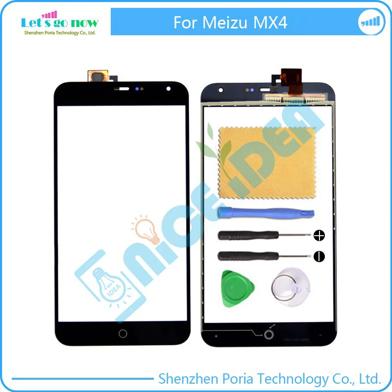 

New Touch Screen Digitizer Replacement For MEIZU MX4 Touch Panel Glass Sensor Touchscreen With Tools