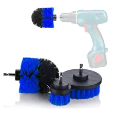 YIJINSHENG средняя щетка для крепления сверла чистящие автомобильные шины, ковер, кухни, ванные комнаты, ванны, лодки щетки питания комплект 3 шт