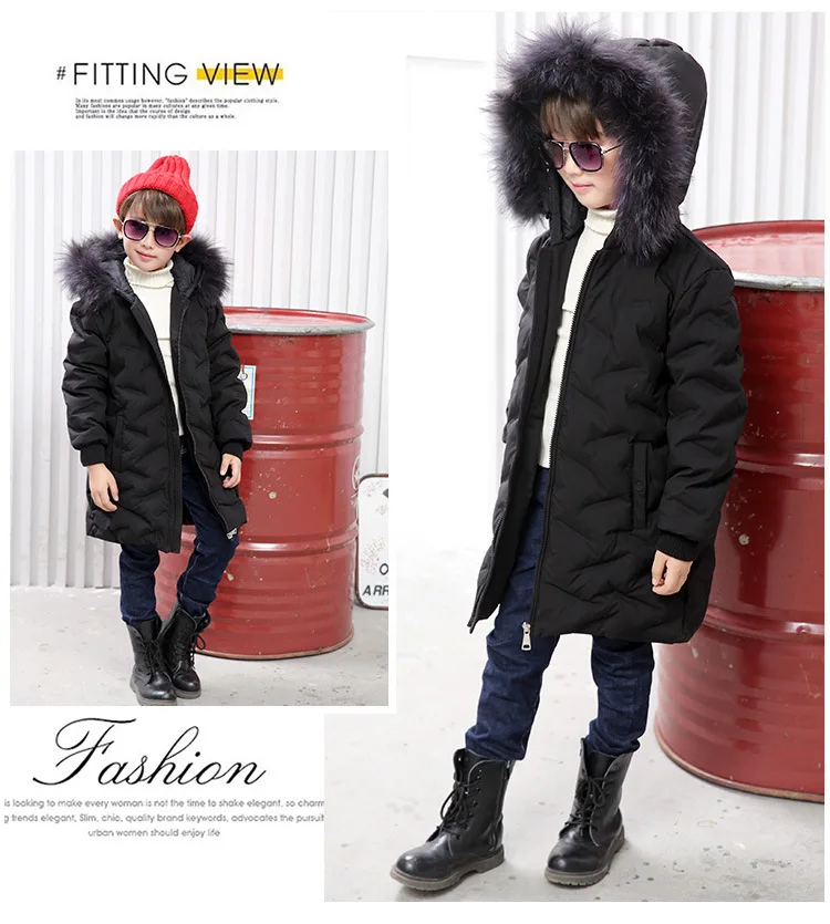 fur hooded long children's winter jackets for boys white duck down coats kids outerwear boys winter teenage boys winter coats  2 3 4 5 6 7 8 9 10 11 12 13 14 15 years little big boy clothes winter jacket warn coats boys winter clothes (18)