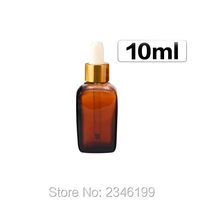 10ML30pcs/lot площадь пустая бутылка эфирного масла косметические, коричневый DIY Стекло Facil Макияж инструмент, косметический флакон-капельница