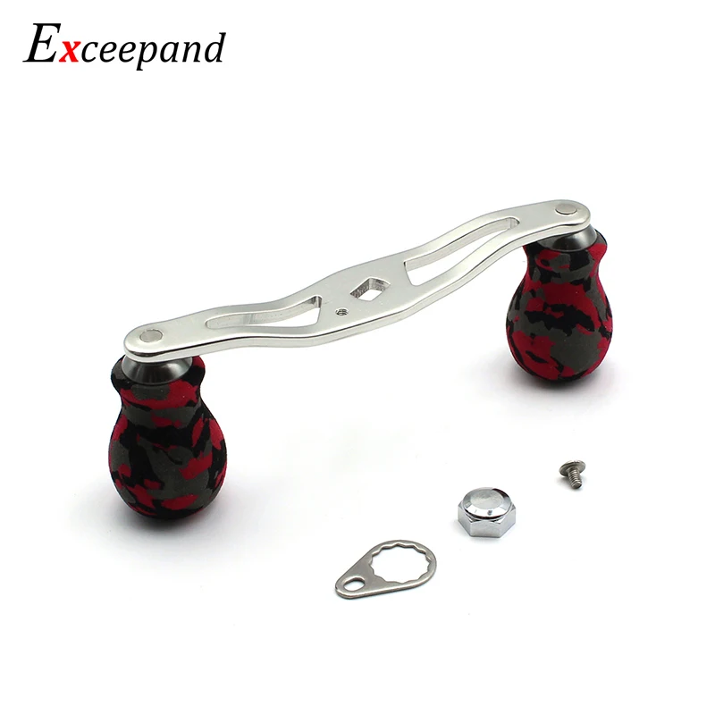 Exceepand Red Camouflage Knobs Fishing Reel Handle for Abu Garcia Daiwa Baitcasting Reel Repair Exceepand Red Camouflage Knobs Fishing Reel Handle for Abu Garcia Daiwa Baitcasting Reel Repair