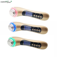 Портативный 5 в 1 уход за кожей фотон кожи тонизирующий укрепляющий ультразвуковое средство очистки для лица Вибрация Уход за кожей лица массажер, косметический уход