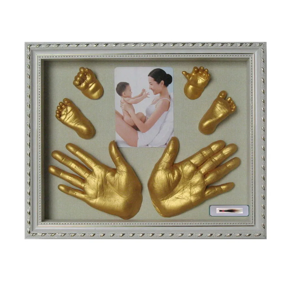 3D штукатурка Handprint отпечаток Ребенка Плесень руки и ноги литья комплект для