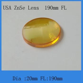

co2 laser focusing lens 20mm diameter 190 mm focus distance for co2 laser engraving and cutting machine