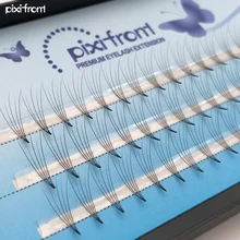 10 лотов очаровательные 5D ресницы для наращивания, накладные норковые ресницы индивидуальные 5d ресницы