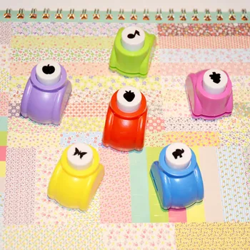 

10PCS DIY Embossing device DIY Paper Punch Cutter Kid Child Mini Printing Hand Shaper Scrapbook Tags Cards Craft Tool CSY0600