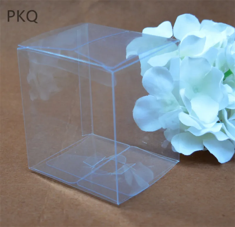 Buy 14*14*14cm Large clear gift box Plastic packaging