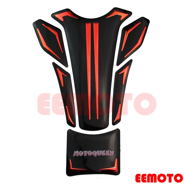 Бак мотоцикла Pad Protector отличительные знаки Стикеры для HONDA CBR1000RR CBR650F CBR600RR CBR500R CBR300R CBR250R YAMAHA R1 R6 R15 XJ6 - Цвет: Red