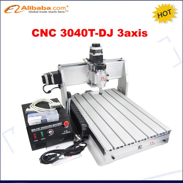 Горячая продажа! 230 Вт 3 Оси CNC Router Гравер машины С ЧПУ 3040 T-DJ 110 В/220 В Резания