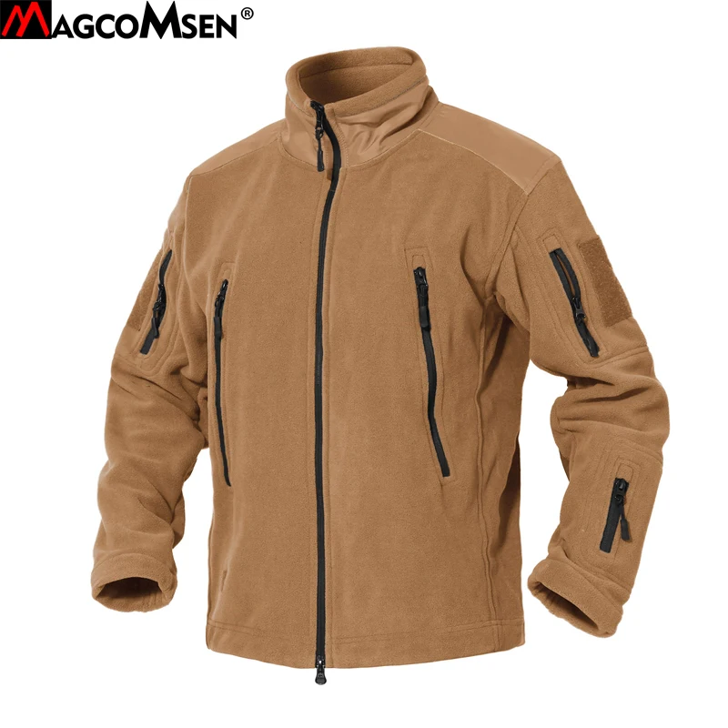 

MAGCOMSEN Jacket Man Winter Fleece Jacket and Coat Military Tactical Jackets Male Multi Pockets Outerwear Windbreaker YCIDL-004