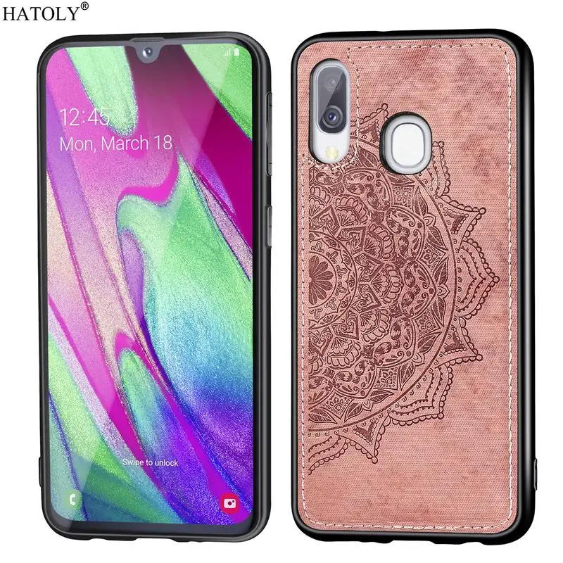 Чехол для Samsung Galaxy A40 чехол с 3D рисунком тканевый телефона из ТПУ рамкой A40|Бамперы|
