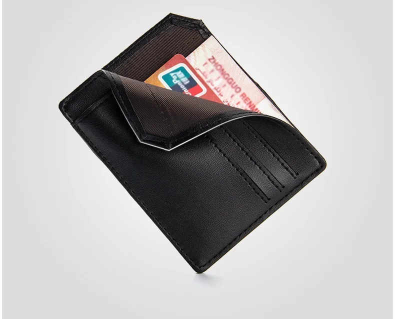 Baellerry, тонкий мужской кредитный держатель для карт из искусственной кожи,, лаконичная сумка, мужской кошелек, кошелек, банковский чехол, мужской кошелек, carteira masculina