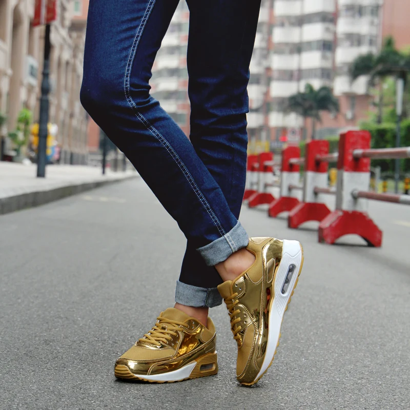 

Thestron Women Shoes Sneakers Women Vulcanized Shoes Pink Golden Sliver Casual Sneakers Women Designer Big Size 41 42 43 44 New