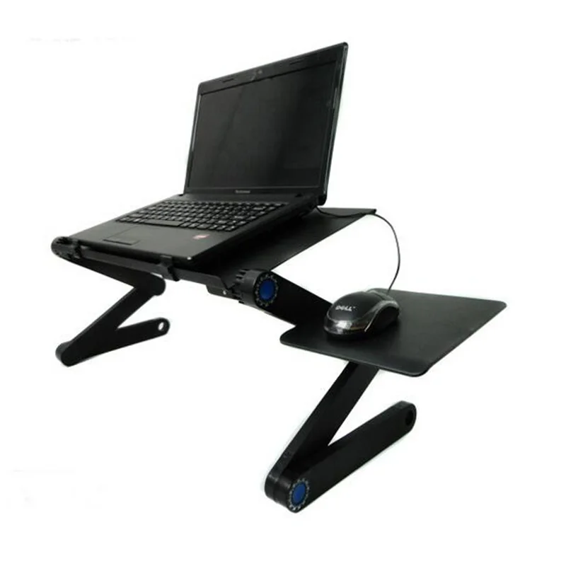 

Foldable laptop Aluminum alloy lapdesk table pc stand support 13 Inch or Larger size protection of cervical vertebra enhanced