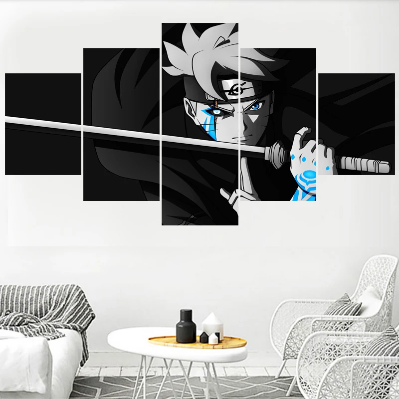 Best Price Canvas Painting Naruto Wall Art Home Decor For Living Room HD Prints Poster Animation