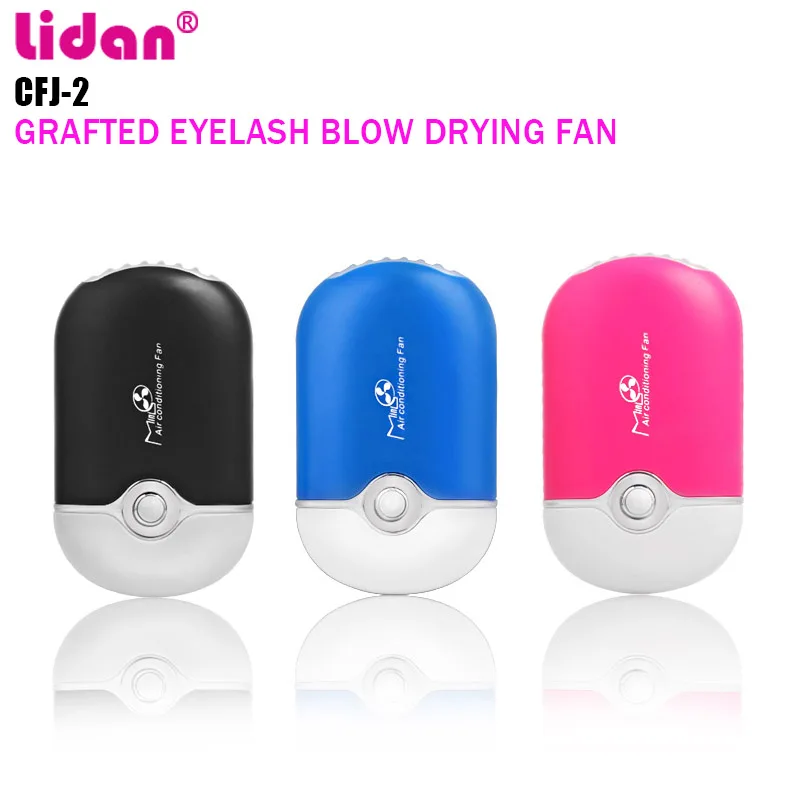

LIDAN Grafting Eyelash Fan USB Charging Hair Dryer Air Conditioning Cooling Dual Mode Grafting Eyelash Tool Fan +3% discount