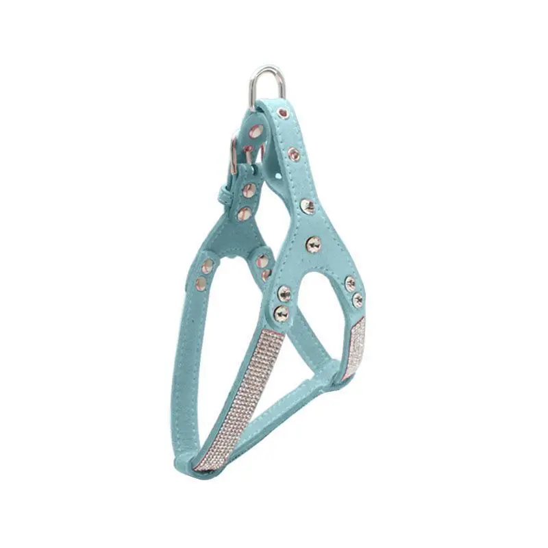 Rhinestone Pets Chest Straps Double deck Exceed The Dog. Straps Soft