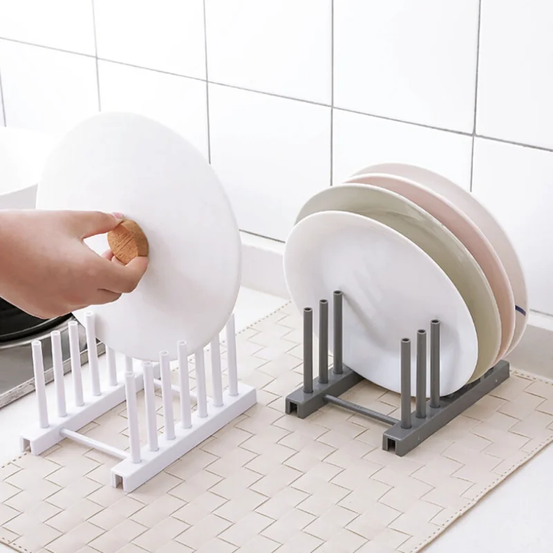 

New Under Sink bowl plate dish drainer rack plastic Pot lid cover Holder storage shelf for kitchen Organizer accessories