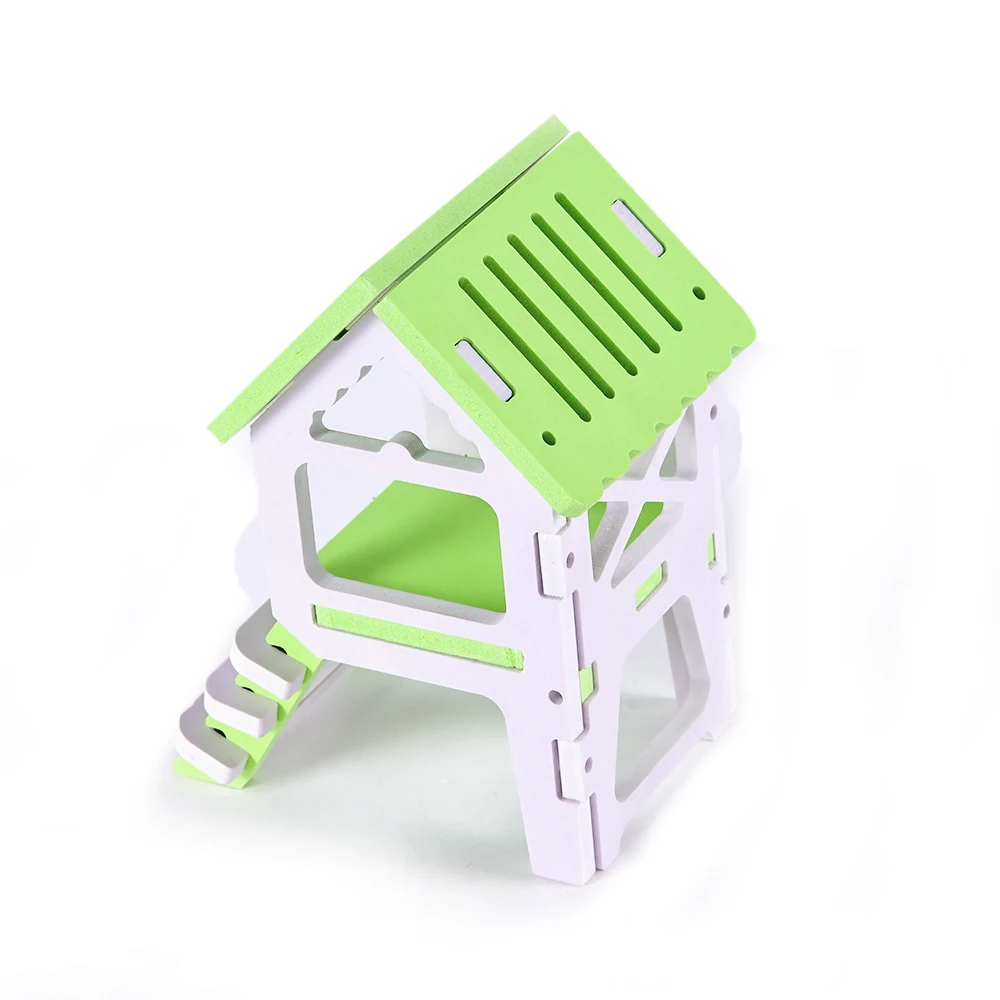 Solid Wood Cute Hamster House Washable Rat Nest Guinea Small Pig Cage Squirrel House For Hamster Rat Houses Pet Products (2)
