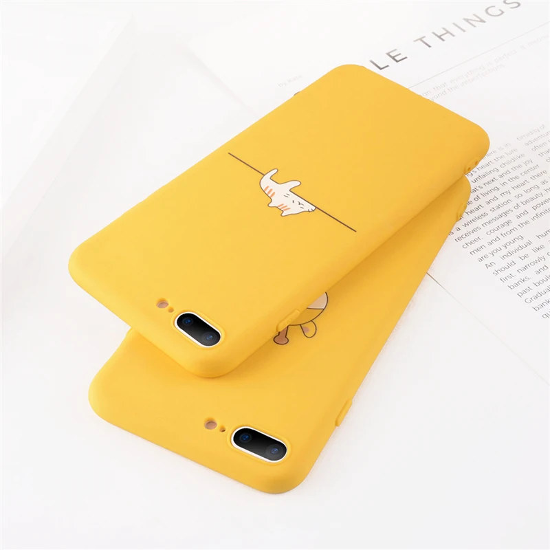 Lovebay Phone Case For iPhone 6 6s 7 8 Plus X 5 5s SE Fashion Cute Cartoon Animal Giraffe Cat Soft TPU For iPhone 8 Phone Case