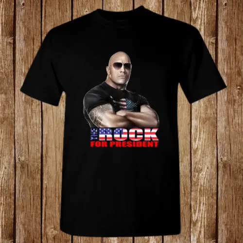 

The Rock Dwayne Johnson For President Balck T Shirt Unisex Cool Casual Pride T Shirt Men Unisex Fashion Tshirt Free Shipping