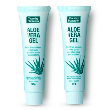 

Original Thursday Aloe Vera Gel 2PCS Natural Moisturizer for Minor Sunburns Insect Bites Chafing Rashes Skin Irritations Relief