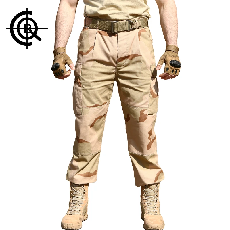 CQB Tactical Camouflage Pants 8 Colors Men Outdoor Camping Breathable