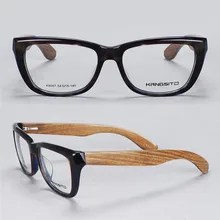 Деревянная дужка очков унисекс Ретро мода полный обод ацетат линза для рецептов очки Рамка антибликовые очки для чтения