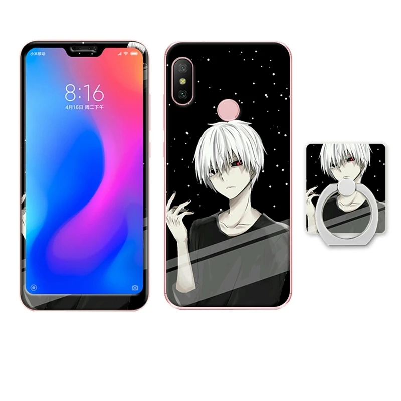 Xiaomi redmi 6 pro redmi 6 redmi 6a mi A2 lite glass case cover  (16)