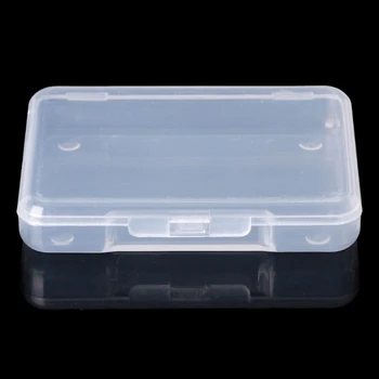 

Round Clear Plastic Containers Beads Crafts Jewelry Display Storage Boxes Case 6.4*4.6*0.9CM