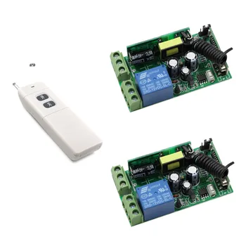 

AC85V-250V 10A Relay Remote Control Switch RF Wireless Remote Controller LED Lamp Motor Waterpump 1000W High Load Power Remote