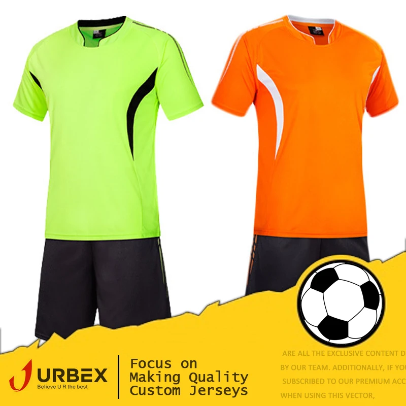 

URBEX Custom Soccer Jerseys Personalize Football Shirt Blank Plain Soccer Set DIY Your Team Kit Customize Uniforms TH1119