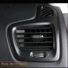 Yimaautotrims All’interno di Aria Condizionata Presa di CORRENTE Vent Della Copertura Trim/Modanature interne Fit Per Jeep Compass 2017 2018 2019/ABS
