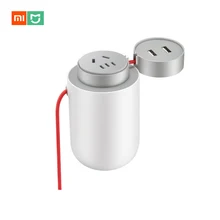 Xiaomi Mijia 100 Вт портативный автомобильный преобразователь мощности 12 В постоянного тока в переменный ток 220 В с 5 В/2,4 А двумя портами usb Автомобильное зарядное устройство