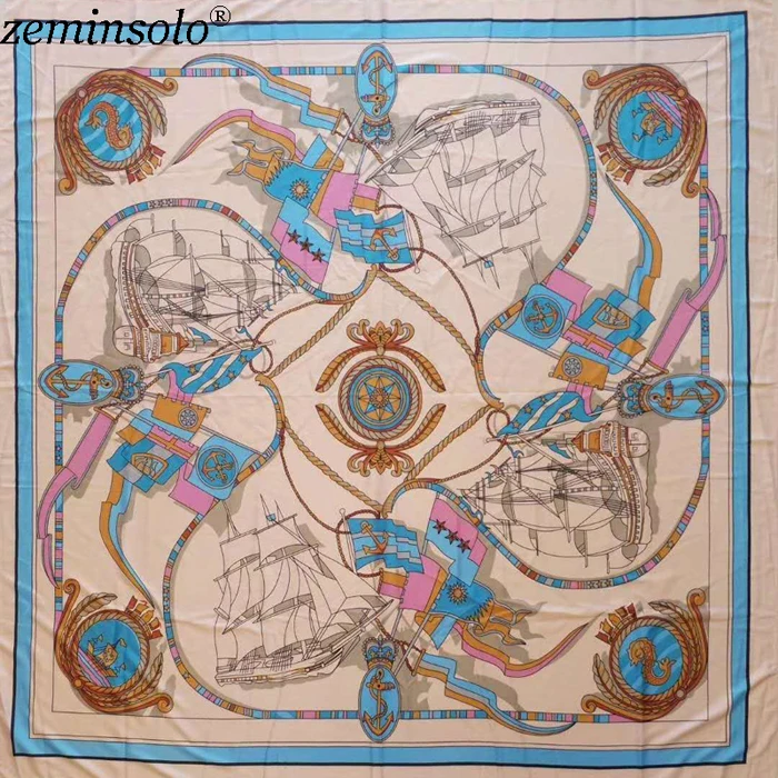 Шелковый шарф женские Большие шали палантины хиджабы с принтом модные квадратные шарфы Echarpes Foulards Femme палантины бандана 130*130 см