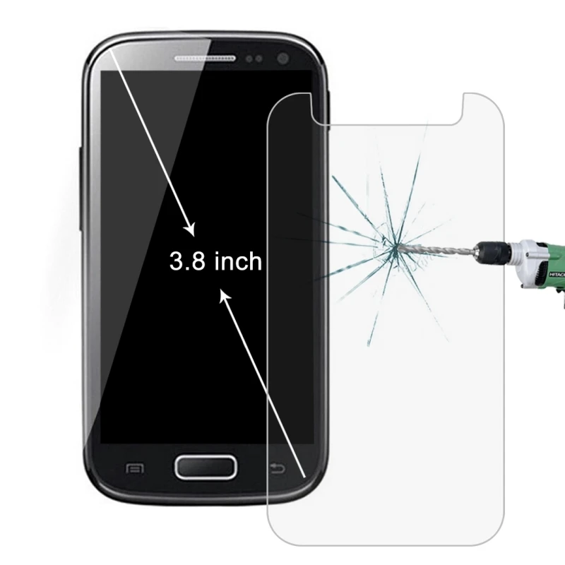 

3.8 4.0 6.0 inch Mobile Phone 0.26mm 9H Surface Hardness 2.5D Explosion-proof Tempered Glass Screen Protector Film