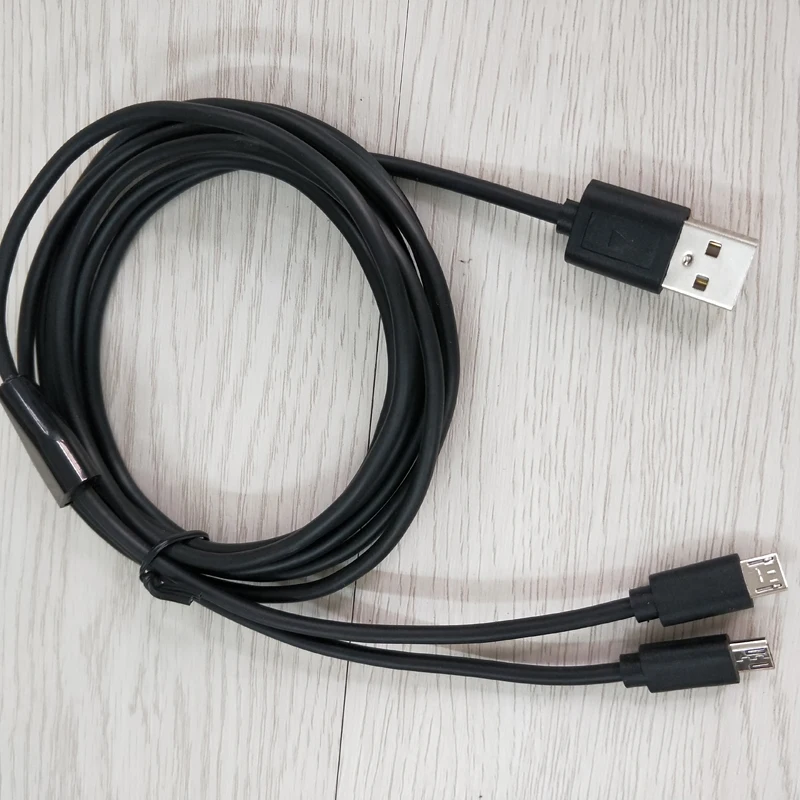 22AWG 2meter 6ft Dual Micro USB Splitter Cable Power 2 Micro USB Devices At Once