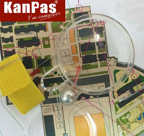 KANPAS ориентирование Лупа с компасом объектив для карты,, L-47 от ориентирования оборудование и ориентирование продуктов производитель