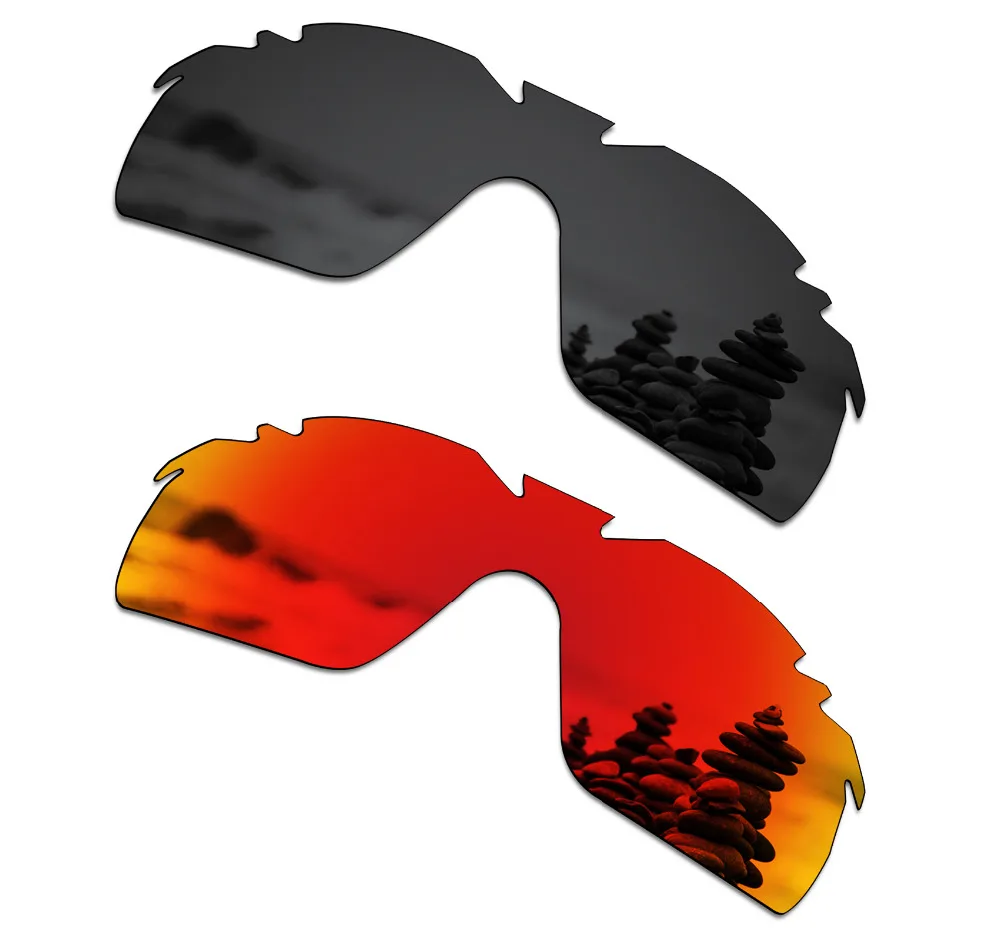 SmartVLT 2 шт. поляризованные солнцезащитные очки Сменные линзы для Oakley Radarlock XL