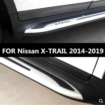 

2pcs/Set For Car Aluminum alloy + ABS Running Board Side Step Nerf Bar Guard For Nissan X-TRAIL 2014 2015 2016 2017 2018 2019