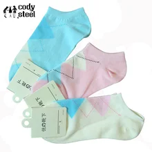 Cody steel/модные женские носки; простая Переливающаяся хлопковая обувь; повседневные женские универсальные летние носки до щиколотки; 3 пар/лот