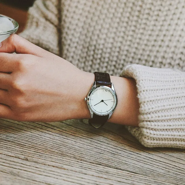 Retro Style Lover's Watch Women Men Simple Design Small Dial Watches Mens PU Lea Retro Style Lover's Watch Women Men Simple Design Small Dial Watches Mens PU Lea