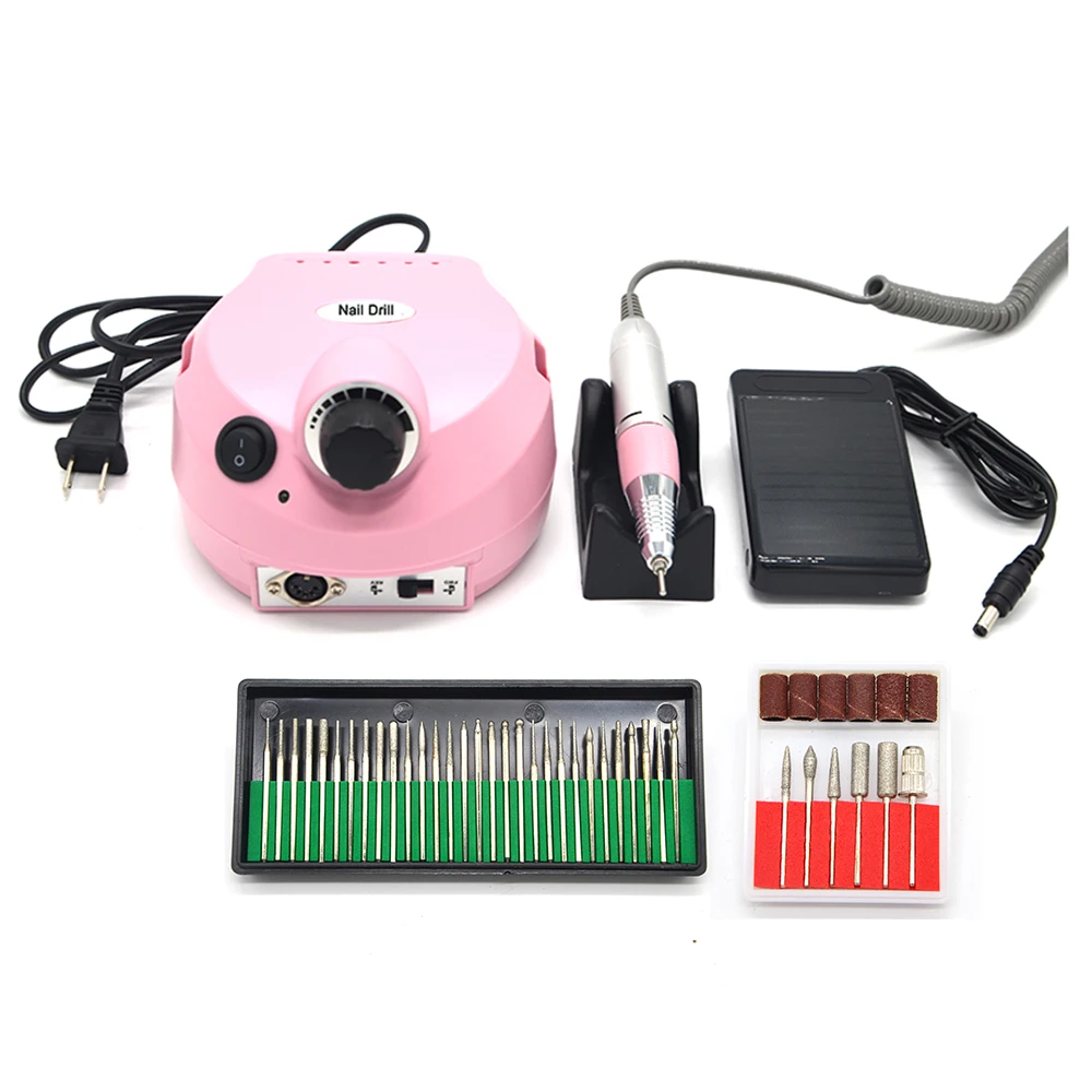 

Pro Electric Nail Tools 30000 RPM Nail Drill Machine Manicure Drills Accessory Acrylic Nail Drill File Drill Bits Pedicure Kit