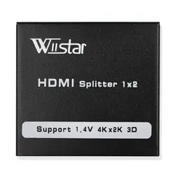 5 шт Полный HD1080p HDMI Splitter 1X2 HDMI 1 Вход 2 Выход с Питание для аудио HDTV 1080 P Vedio DVD