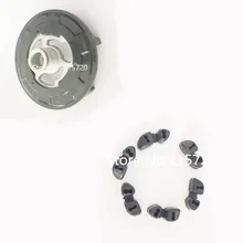 Настоящая фотография, авто компрессор кондиционера, муфта ступицы, запчасти, Демпферная пластина для автомобилей, Авто воздушный компрессор кондиционера, ступица сцепления+ резина для 5SE09C