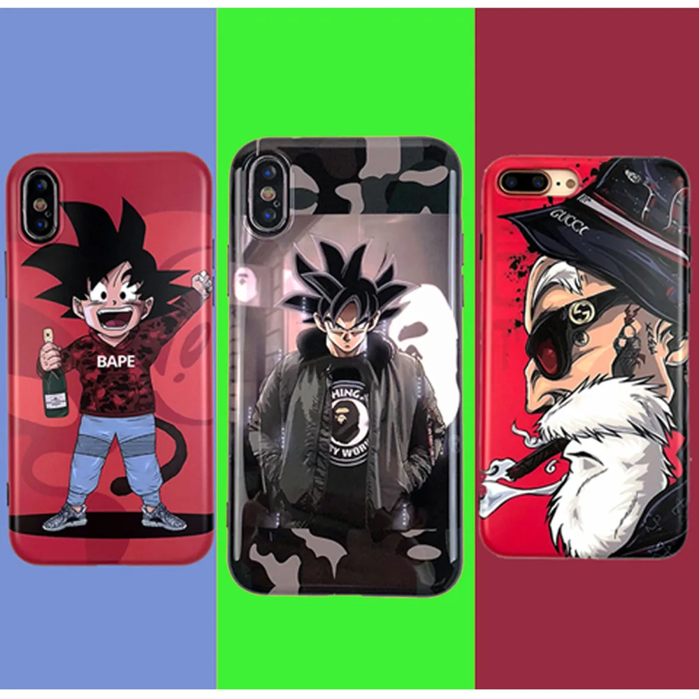 

Hot Animation Dragon Ball Super Z Son Goku soft silicone cover cases for iphone 6 6S plus 7 7plus 8 8plus X XR XS max phone case